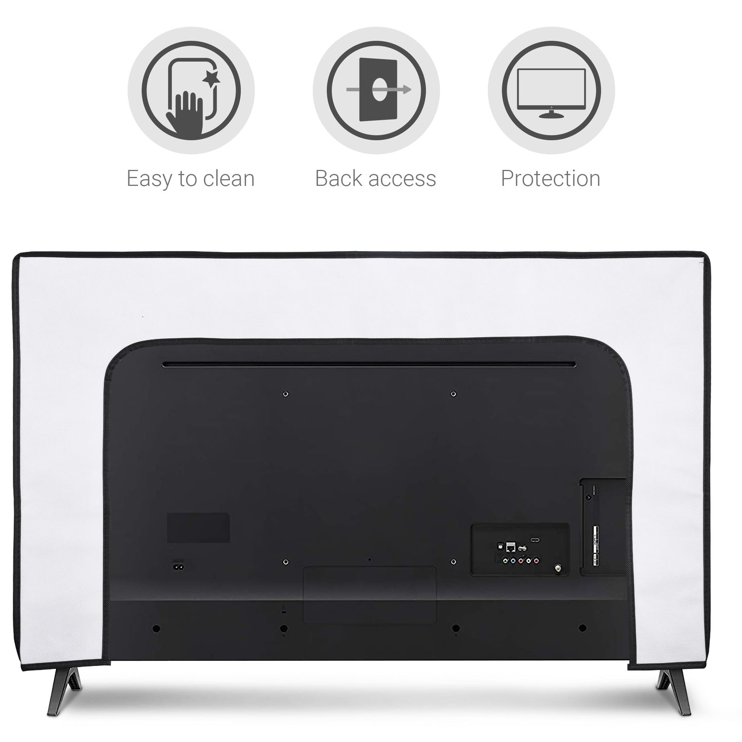 kwmobile 32" TV Cover Indoor Television Cover Screen Protector Cover TV Screen Dust Cover TV Cover