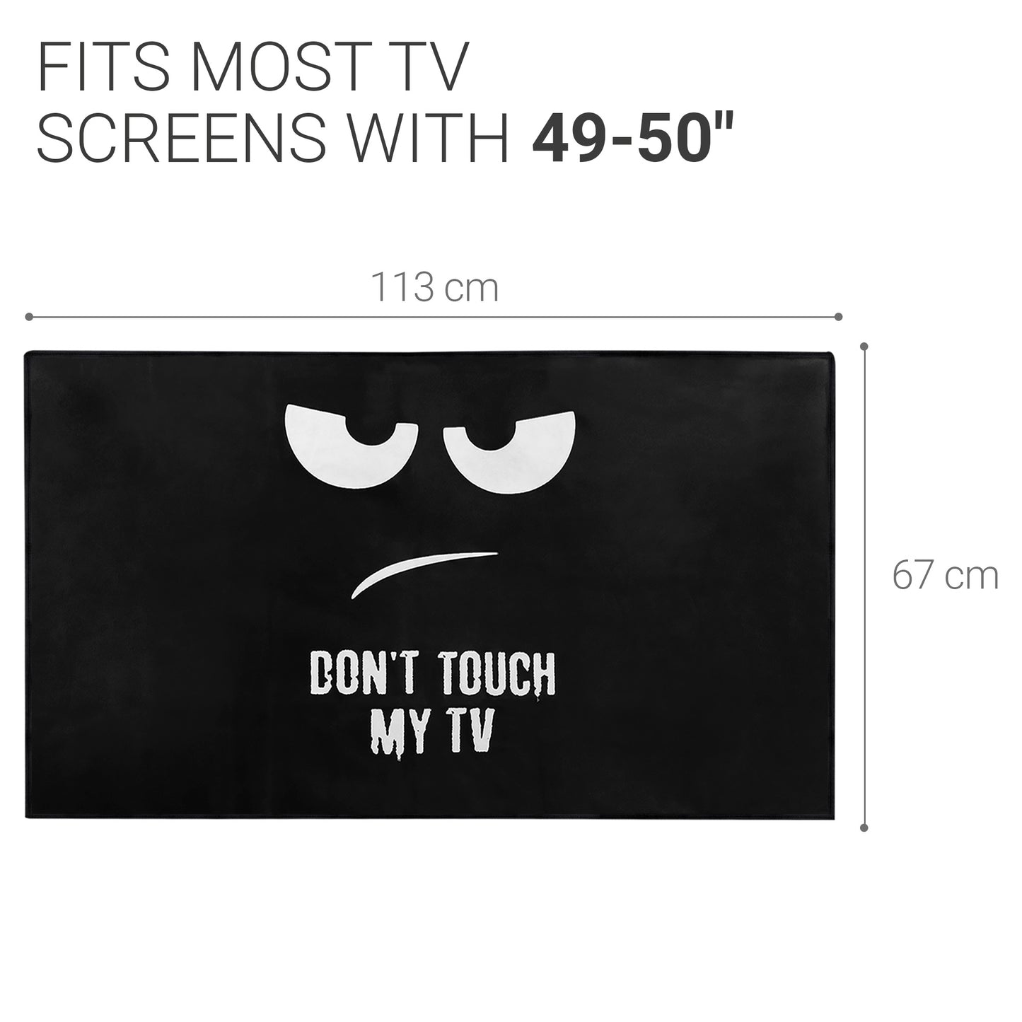 kwmobile 49-50" TV Cover Indoor Television Screen Protector Cover TV Screen Dust Cover TV Cover