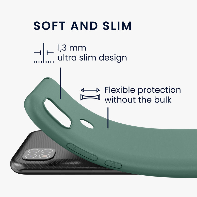 kwmobile Phone Case for Xiaomi Redmi 9C - Protective Cover - Wireless Charging