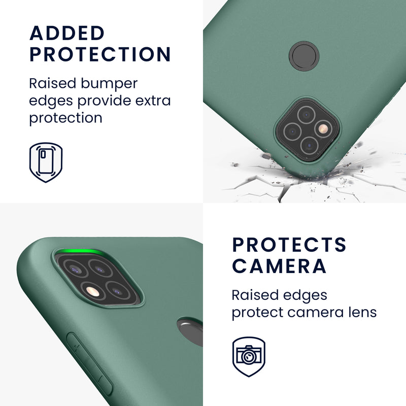 kwmobile Phone Case for Xiaomi Redmi 9C - Protective Cover - Wireless Charging