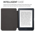 kwmobile Protective Case for Kobo Nia Sleeve - eReader Flip Case with Auto Sleep Function - Travel Lettering in Multicolored