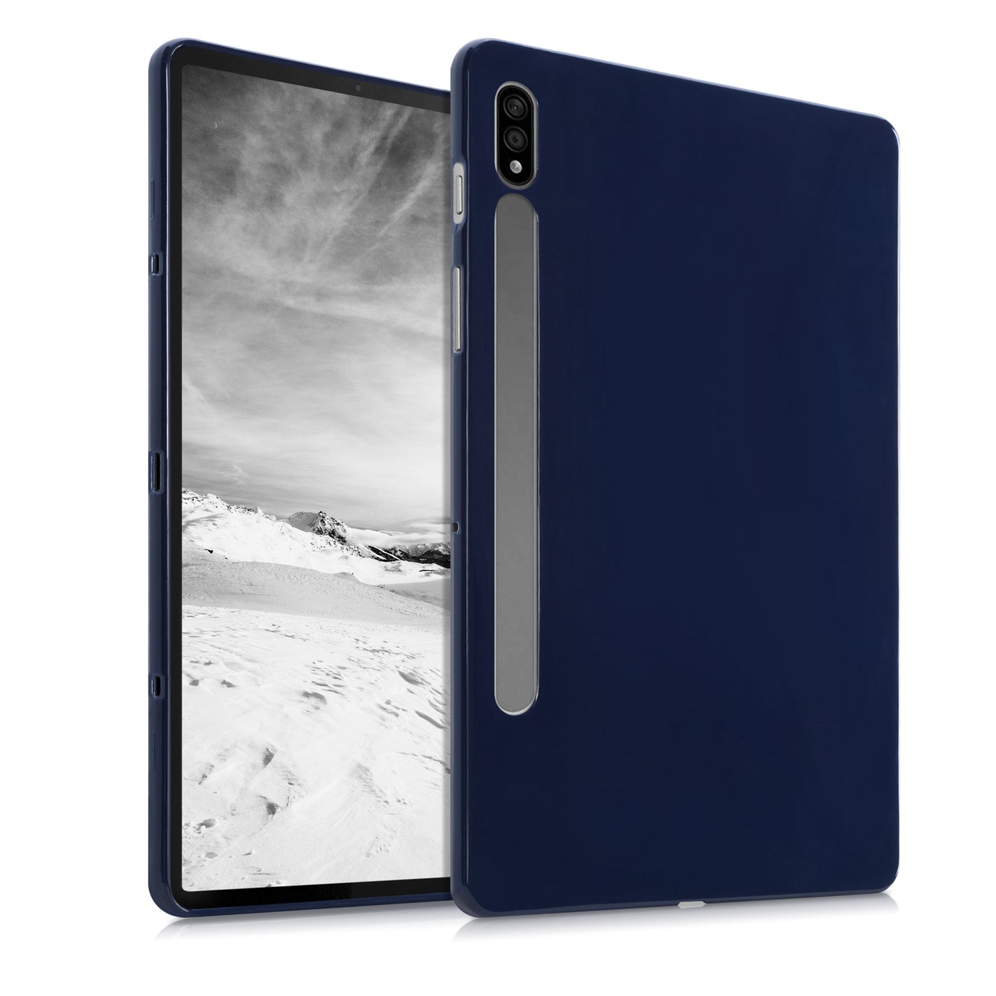 kwmobile Protective Case Compatible with Samsung Galaxy Tab S10/S9FE/S9/S8/S7 - Silicone Case - Tablet Cover