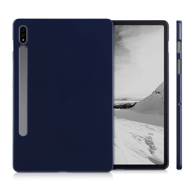 kwmobile Protective Case Compatible with Samsung Galaxy Tab S10/S9FE/S9/S8/S7 - Silicone Case - Tablet Cover