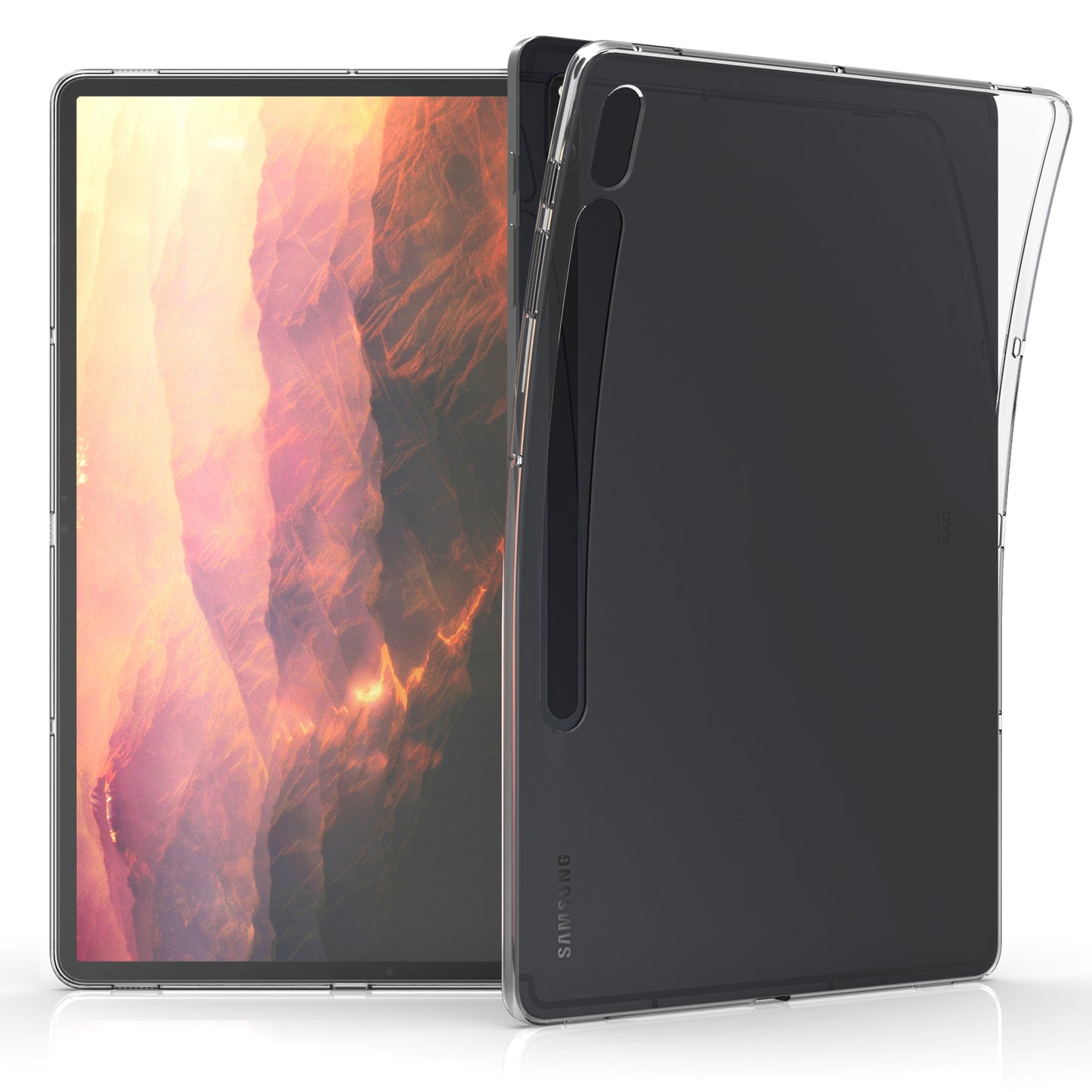 kwmobile Case Compatible with Samsung Galaxy Tab S8+ Plus / Galaxy Tab S7+ Plus Case Tablet Cover
