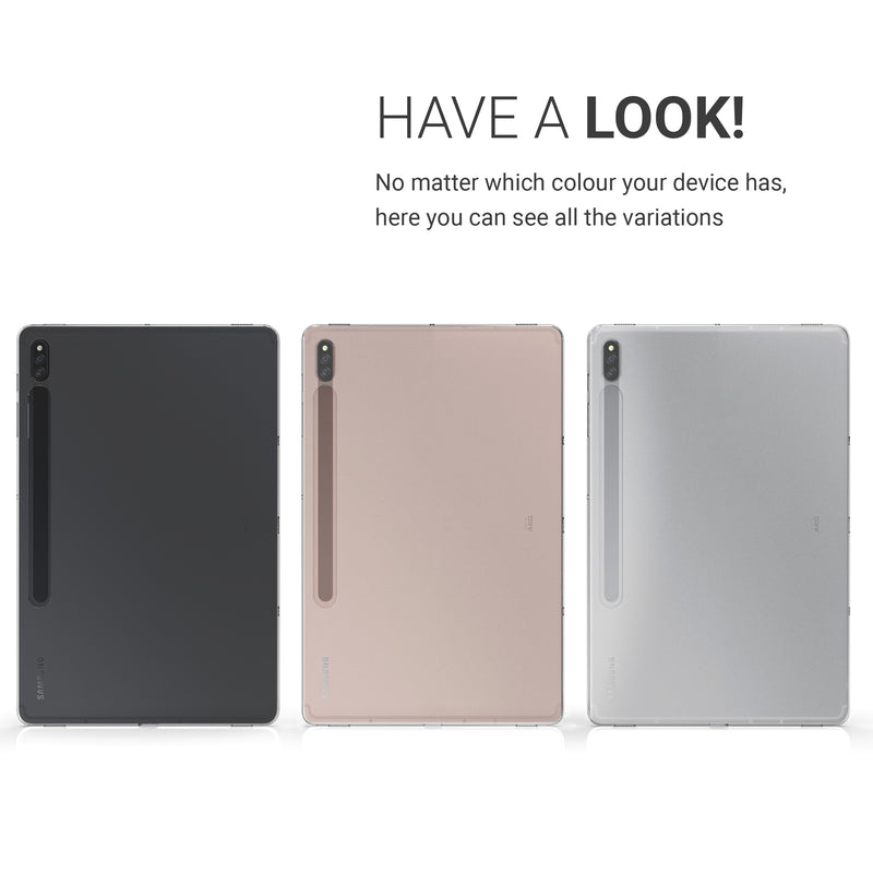 kwmobile Case Compatible with Samsung Galaxy Tab S8+ Plus / Galaxy Tab S7+ Plus Case Tablet Cover