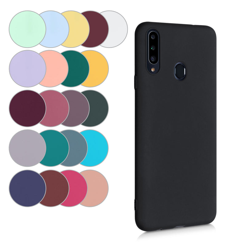 kwmobile Phone Case for Samsung Galaxy A20s Cover Wireless Charging Protective Case