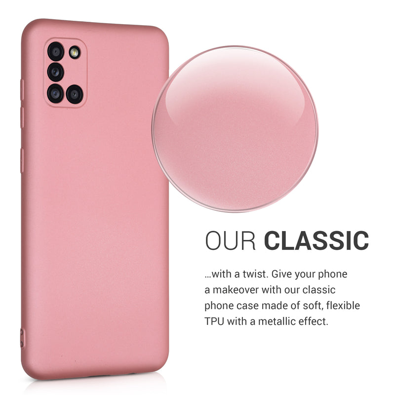 kwmobile Phone Case for Samsung Galaxy A31 - Silicone Case Protective Cover