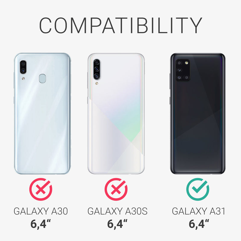 kwmobile Phone Case for Samsung Galaxy A31 - Silicone Case Protective Cover