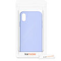 kwmobile Case Compatible with Apple iPhone XS - Rubberized Silicone Phone Case - Protective Cover for Wireless Charging - Case