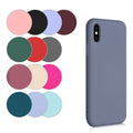 kwmobile Case Compatible with Apple iPhone XS - Rubberized Silicone Phone Case - Protective Cover for Wireless Charging - Case