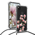 kwmobile Necklace Case Compatible with Google Pixel 4a Silicone Cover with Lanyard