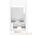 kwmobile Self-Adhesive Razor Holder for Various Surfaces Wet Shaver Holder Set Wall Hook