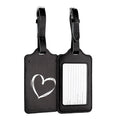 kwmobile Luggage Tag Address Tag Name Tag School Bag Luggage Tag Travel Luggage Tag Don't touch my Suitcase