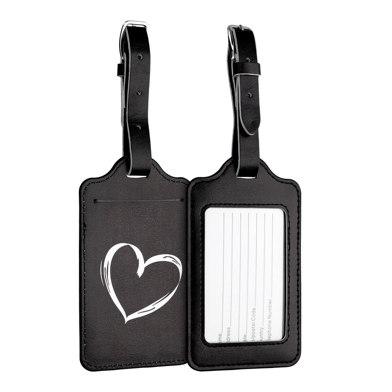 kwmobile Luggage Tag Address Tag Name Tag School Bag Luggage Tag Travel Luggage Tag Don't touch my Suitcase