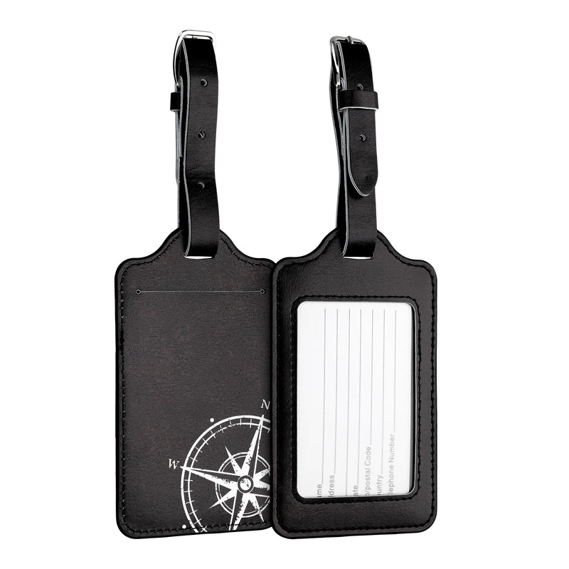 kwmobile Luggage Tag Address Tag Name Tag School Bag Luggage Tag Travel Luggage Tag Don't touch my Suitcase