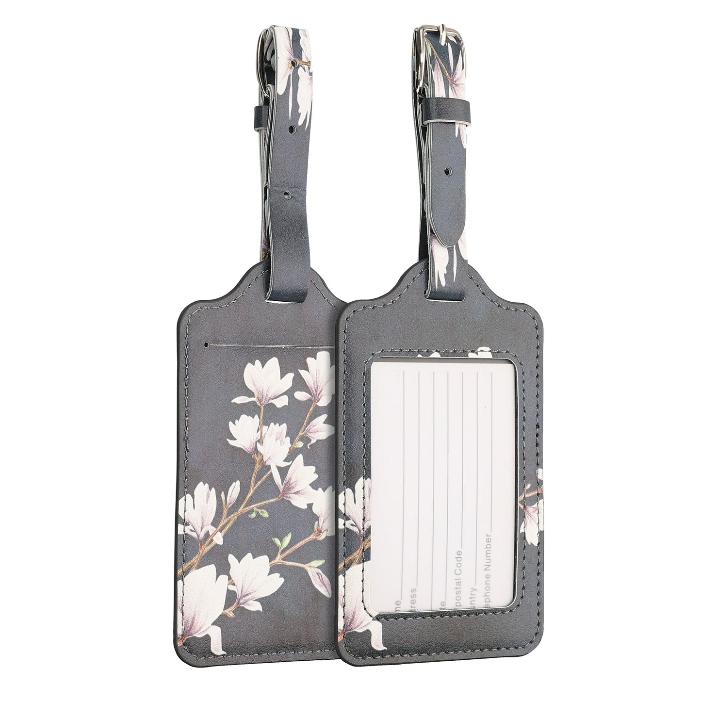 kwmobile Luggage Tag Address Tag Name Tag School Bag Luggage Tag Travel Luggage Tag Don't touch my Suitcase