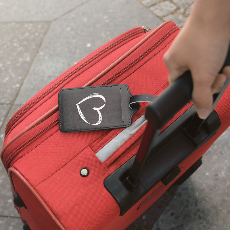 kwmobile Luggage Tag Address Tag Name Tag School Bag Luggage Tag Travel Luggage Tag Don't touch my Suitcase
