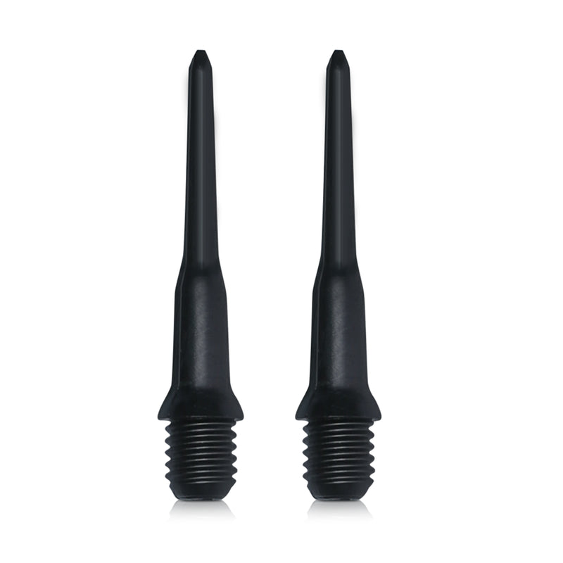 kwmobile 50x Kunststoff Spitzen für Darts - 2BA Gewinde - Ersatz Dartspitzen für Dartpfeile - Dart Ersatzspitzen Set für bis zu 50 Darts Schwarz  [dsg02]