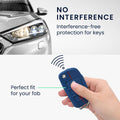 kwmobile Car Key Protection Cover Compatible with Audi 3-Button Flip Key Case