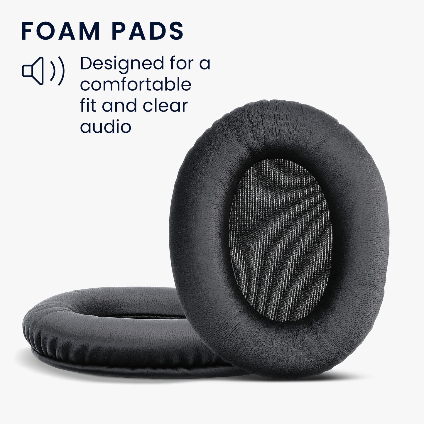 kwmobile Ear Pads for Kingston HyperX Cloud II / Cloud III / III S / 3S - Replacement Earpads - Headphone Spare Parts - Headphone Replacement Pads for Over Ear Headphones