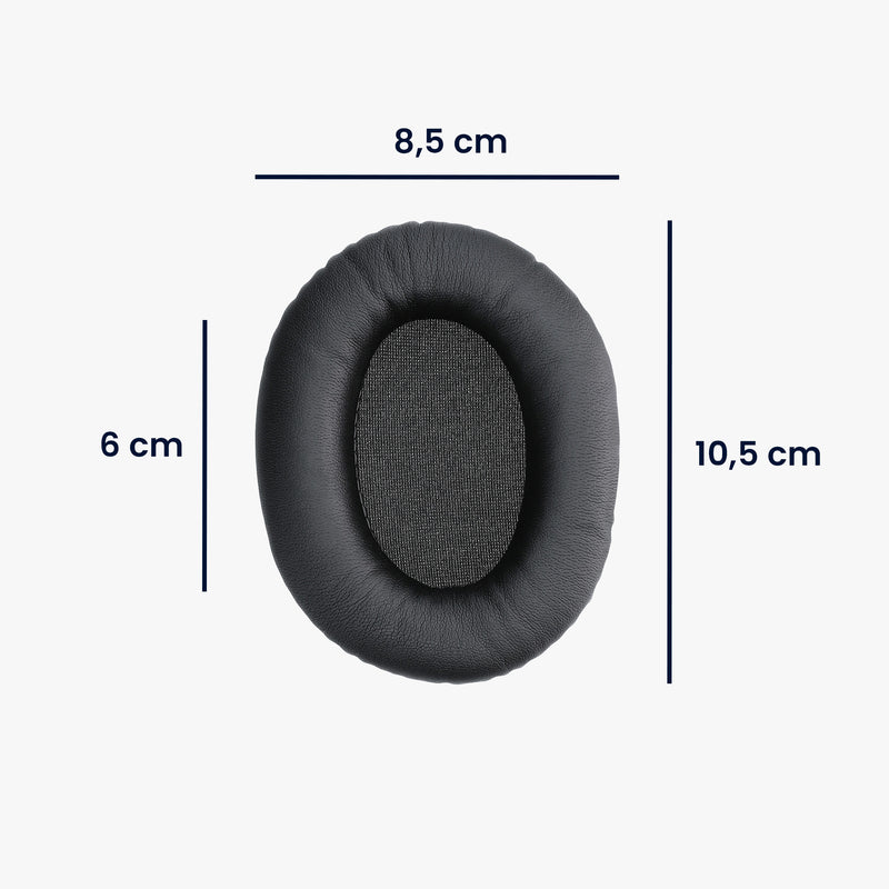 kwmobile Ear Pads for Kingston HyperX Cloud II / Cloud III / III S / 3S - Replacement Earpads - Headphone Spare Parts - Headphone Replacement Pads for Over Ear Headphones