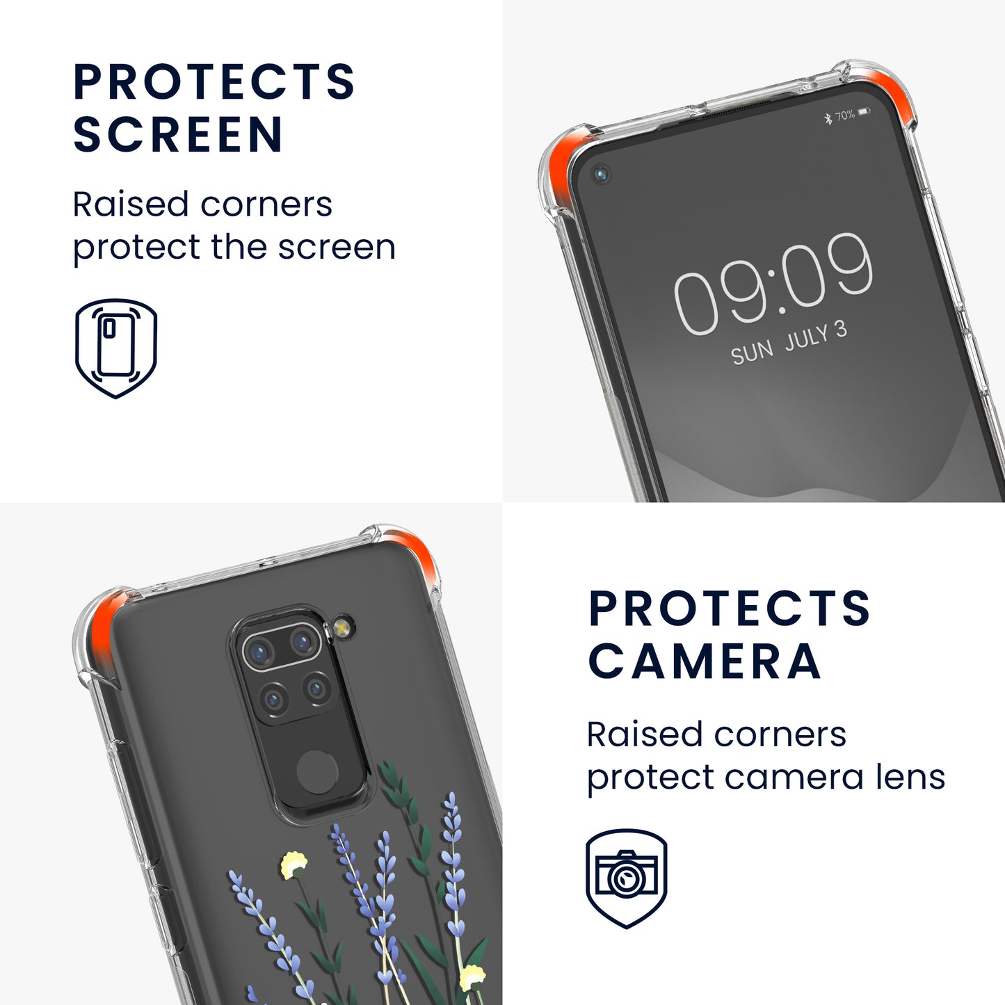 Case compatible with Xiaomi Redmi Note 9