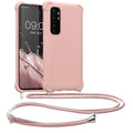 kwmobile Necklace Case compatible with Xiaomi Mi Note 10 Lite - Cover with Lanyard - Silicone Protective Case