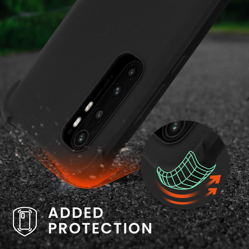 kwmobile Necklace Case compatible with Xiaomi Mi Note 10 Lite - Cover with Lanyard - Silicone Protective Case