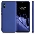 kwmobile Phone Case for Xiaomi Redmi 9A / 9AT - Silicone Case Metallic Shimmering - Protective Cover