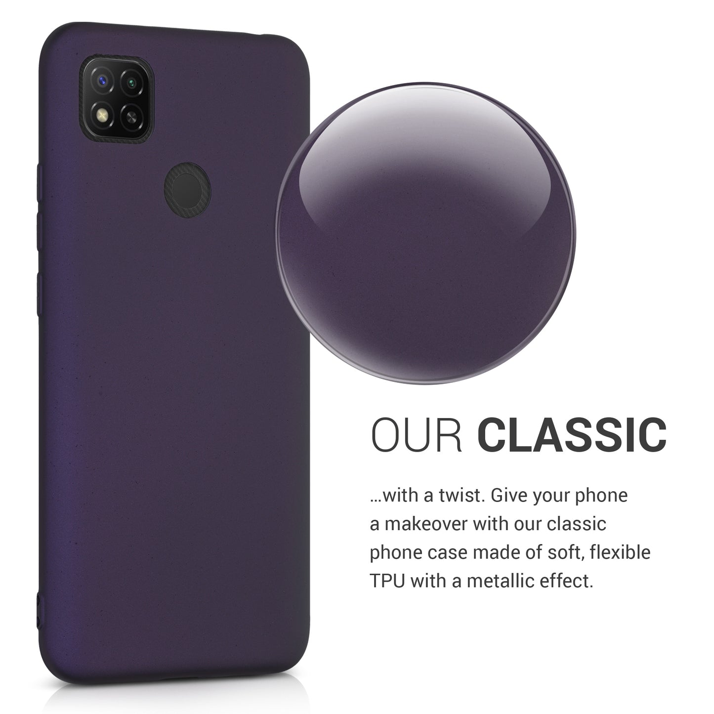 kwmobile Phone Case for Xiaomi Redmi 9C Case Silicone Protective Cover