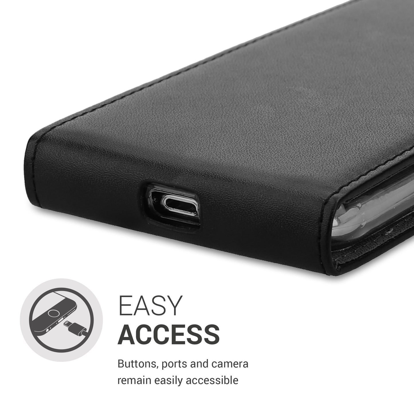 kwmobile Cover compatible with Samsung Galaxy Xcover 4 / 4S - Cell Phone Case - Flip Case