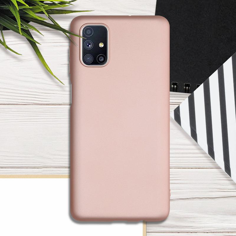 kwmobile Phone Case for Samsung Galaxy M51 - Shimmering Silicone Case - Protective Cover