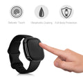 kwmobile Protective Case for Fitbit Versa 3 / Sense Full Body Display Cover Set