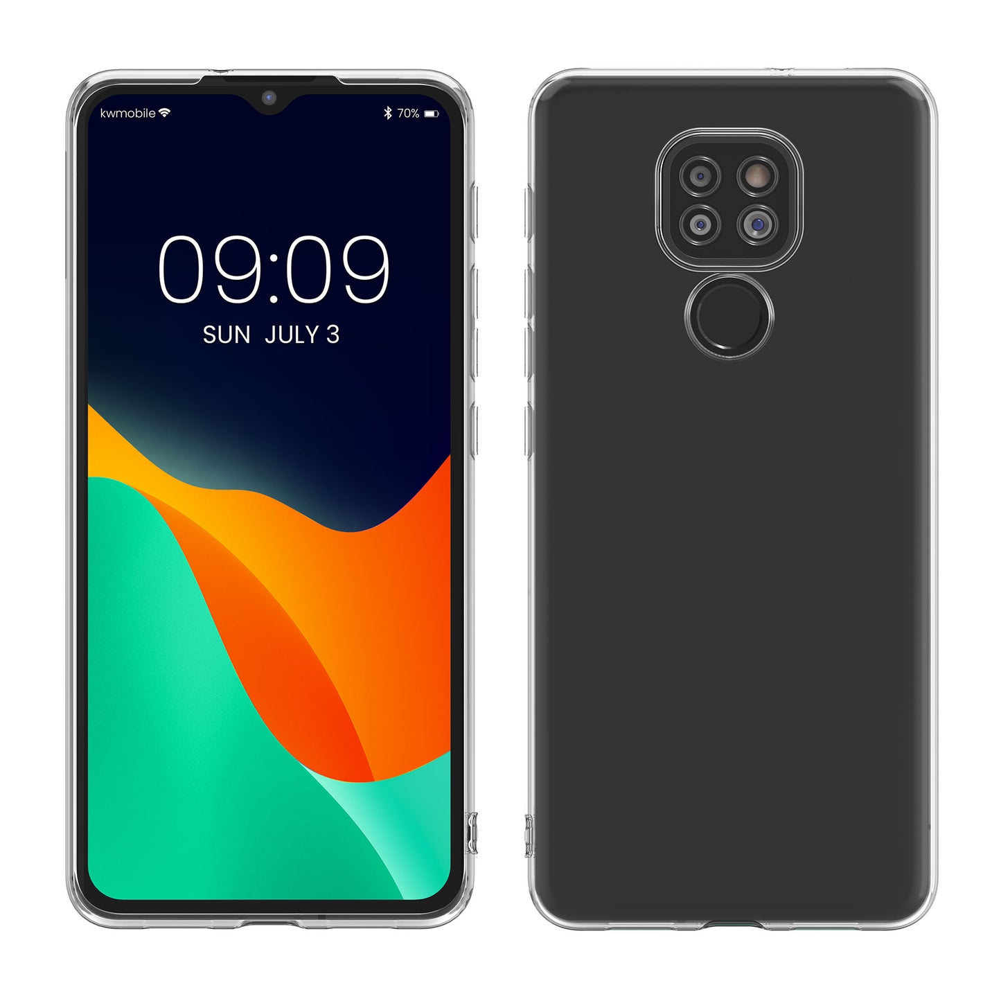 kwmobile Case Compatible with Motorola Moto G9 Play / Moto E7 Plus - Phone Cover