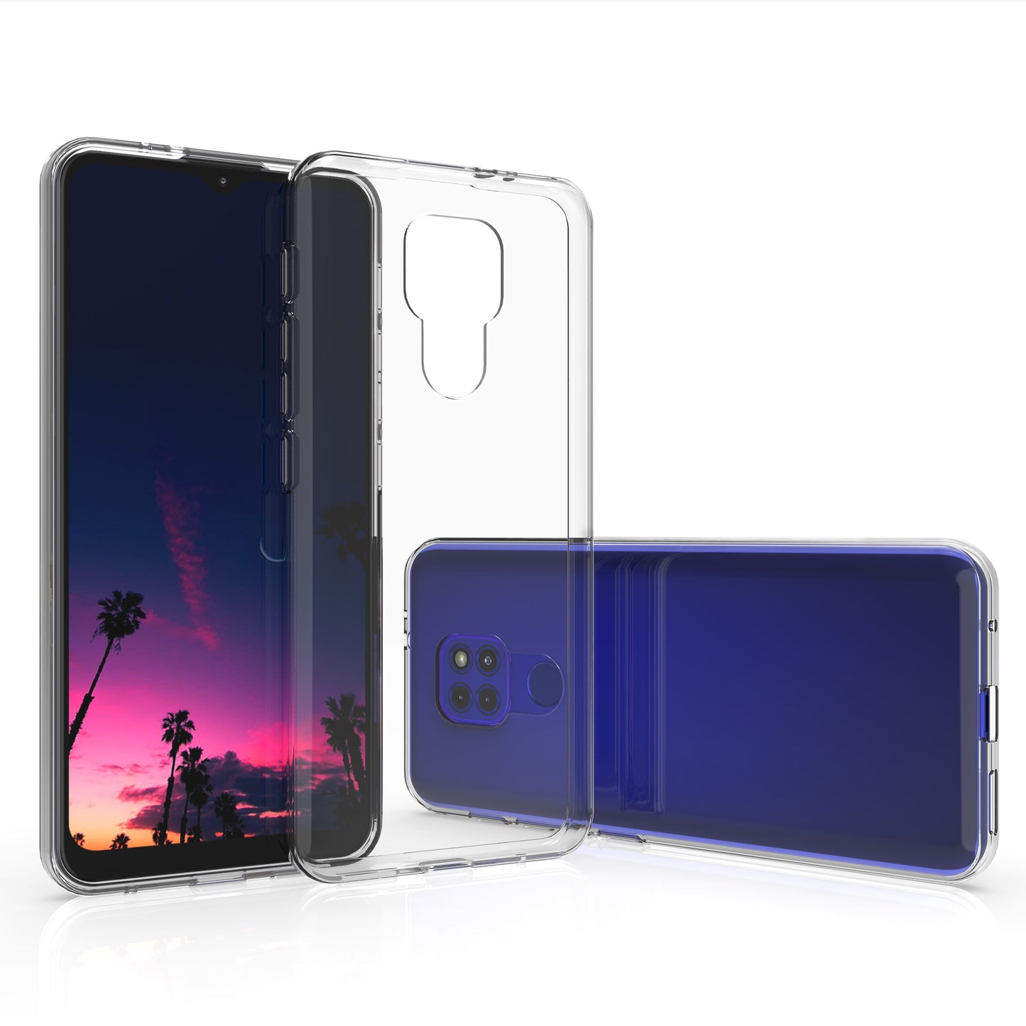 kwmobile Case Compatible with Motorola Moto G9 Play / Moto E7 Plus - Phone Cover