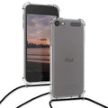 kwmobile Case compatible with Apple iPod Touch 6G / 7G (6th and 7th Generation) - with Lanyard - Silicone Protective Case
