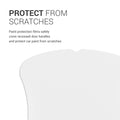 kwmobile Universal Car Door Handle Paint Protection Film Self-Adhesive Silicone Protective Film for Handle Recesses 8.4x9.3 cm 4 Pieces
