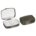 kwmobile Pill Box with 2 Compartments - Small Pill Case - Portable Medicine Box