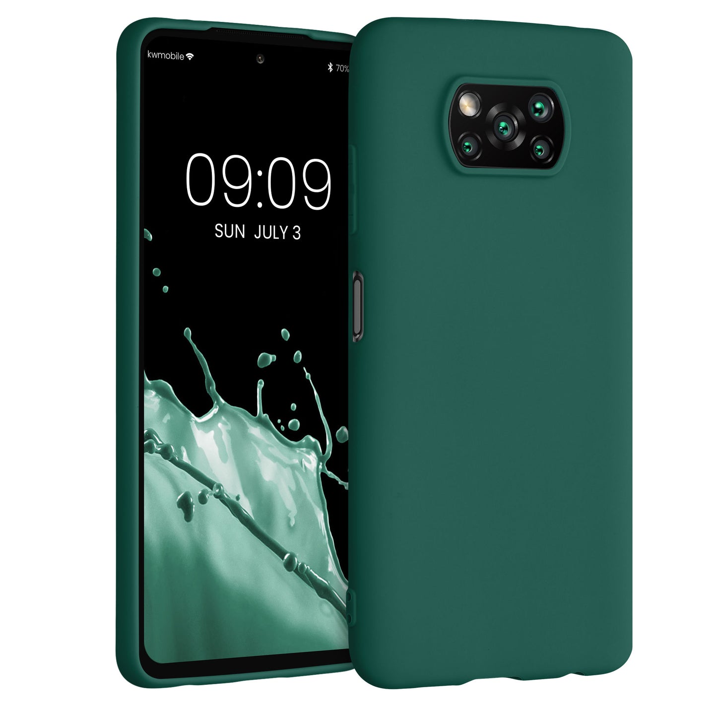 kwmobile Phone Case for Xiaomi Poco X3 NFC / Poco X3 Pro Case - Wireless Charging - Protective Cover