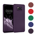 kwmobile Case kompatibel mit Xiaomi Poco X3 NFC / Poco X3 Pro Hülle - Schutzhülle aus Silikon metallisch schimmernd - Handyhülle Metallic Dunkelblau Metallic Dunkelblau  