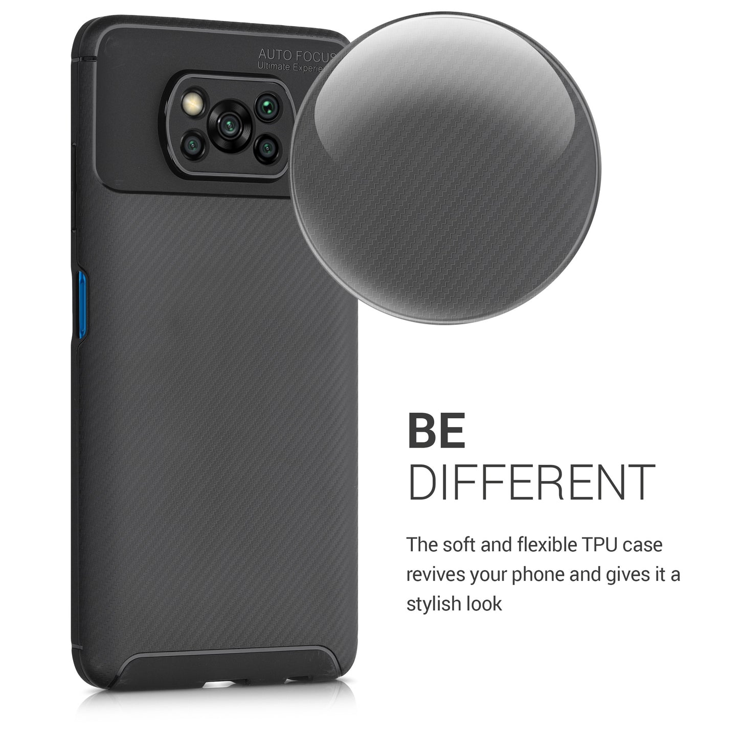 kwmobile Case Compatible with Xiaomi Poco X3 NFC / Poco X3 Pro - Silicone Phone Cover