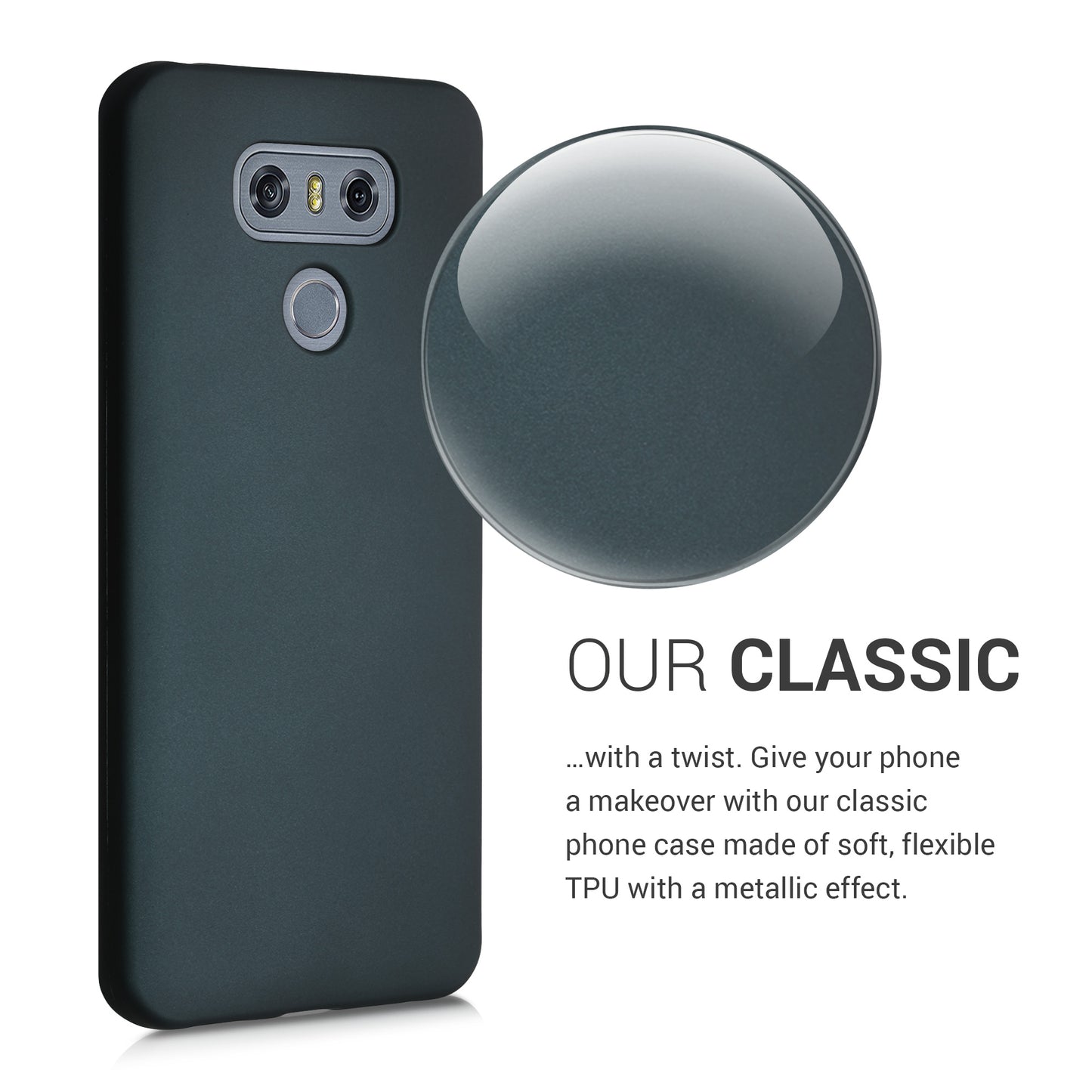 kwmobile Case for LG G6 - Silicone Cover - Protective Case