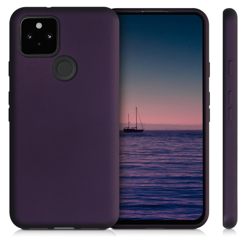 kwmobile Case for Google Pixel 5 Silicone Cover Protective Case