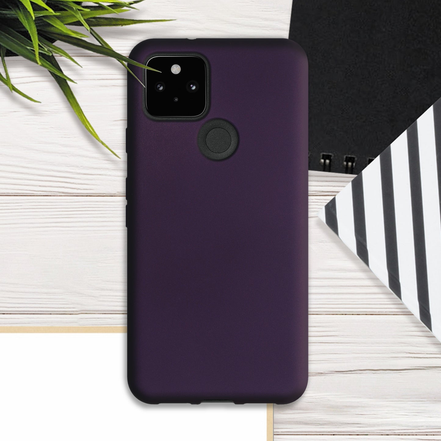kwmobile Case for Google Pixel 5 Silicone Cover Protective Case