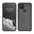 kwmobile Case kompatibel mit Google Pixel 5 Hülle - Schutzhülle aus Silikon metallisch schimmernd - Handyhülle Metallic Grau Metallic Grau  