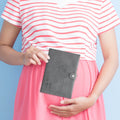 kwmobile Faux Leather Maternity Pass Cover in Nubuck Look - Cover for German Maternity Pass with Extra Pockets