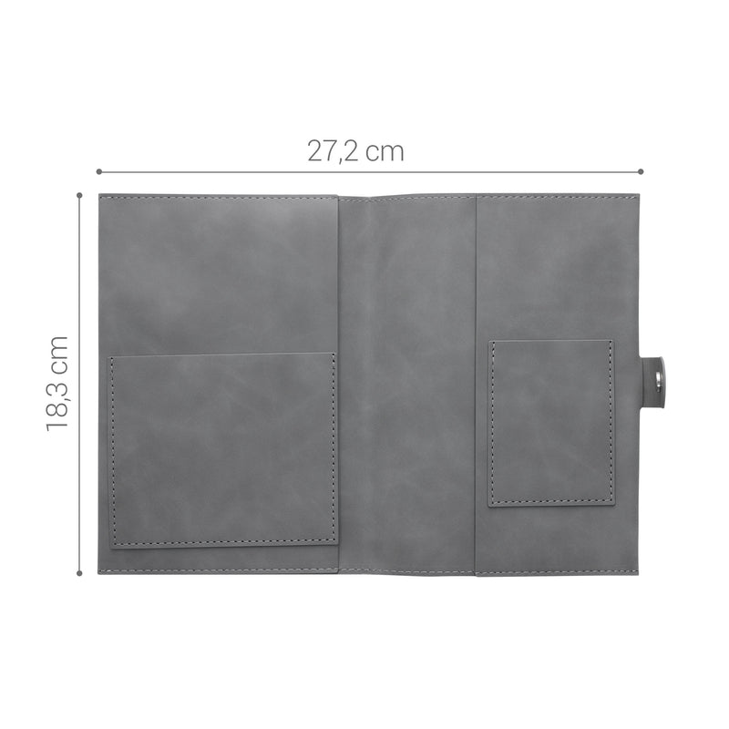 kwmobile Faux Leather Maternity Pass Cover in Nubuck Look - Cover for German Maternity Pass with Extra Pockets