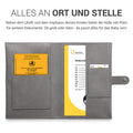 kwmobile Faux Leather Cover for German Child Health Record - Child Health Record Cover and Vaccination Card Holder - Additional Pockets - Cover