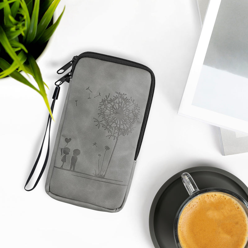 kwmobile Phone Pouch for Smartphones - 6.5" - Phone Bag - 16.5 x 8.9 cm Inner Dimensions
