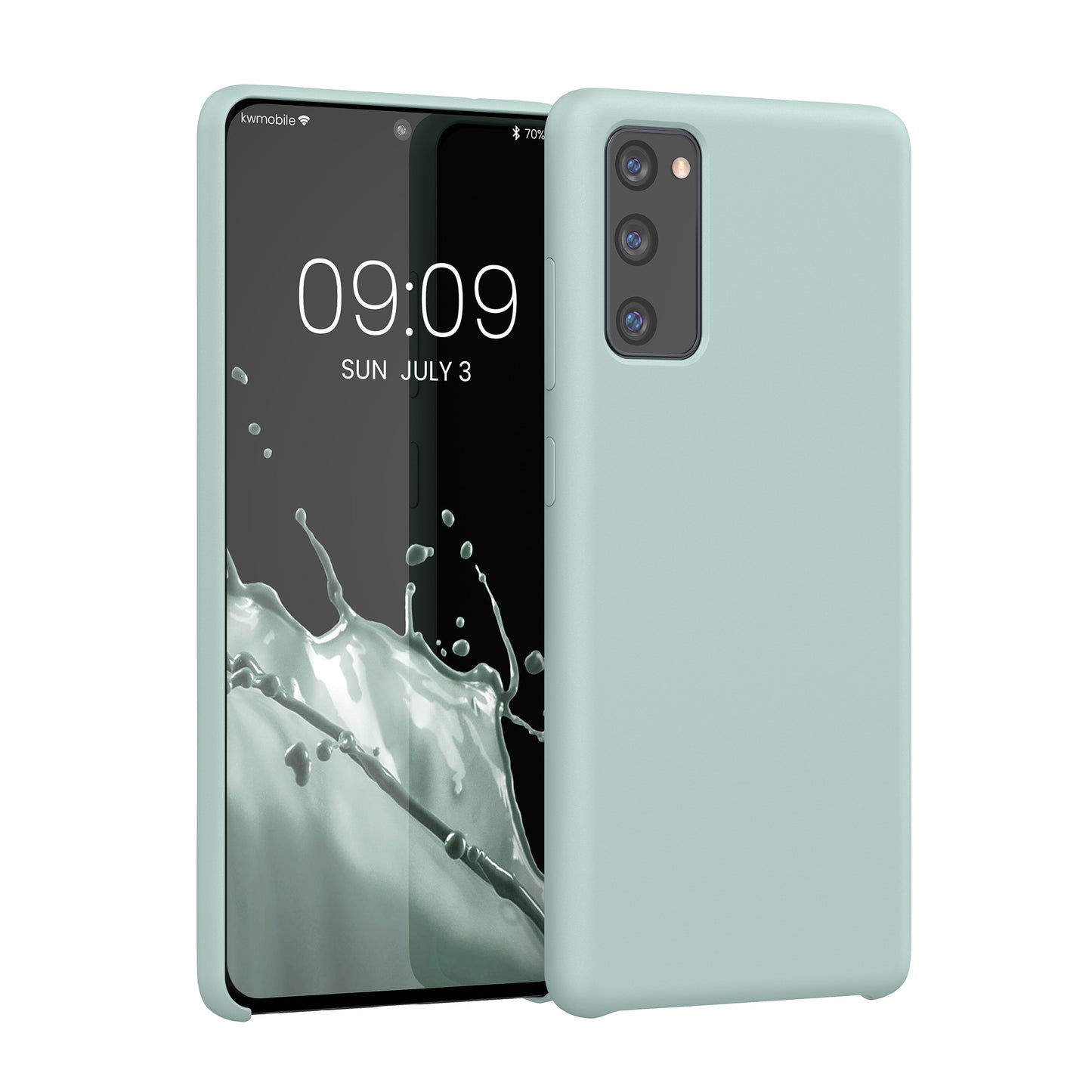 kwmobile Cell Phone Case for Samsung Galaxy S20 FE - Silicone Case - Wireless Charging - Protective Cover
